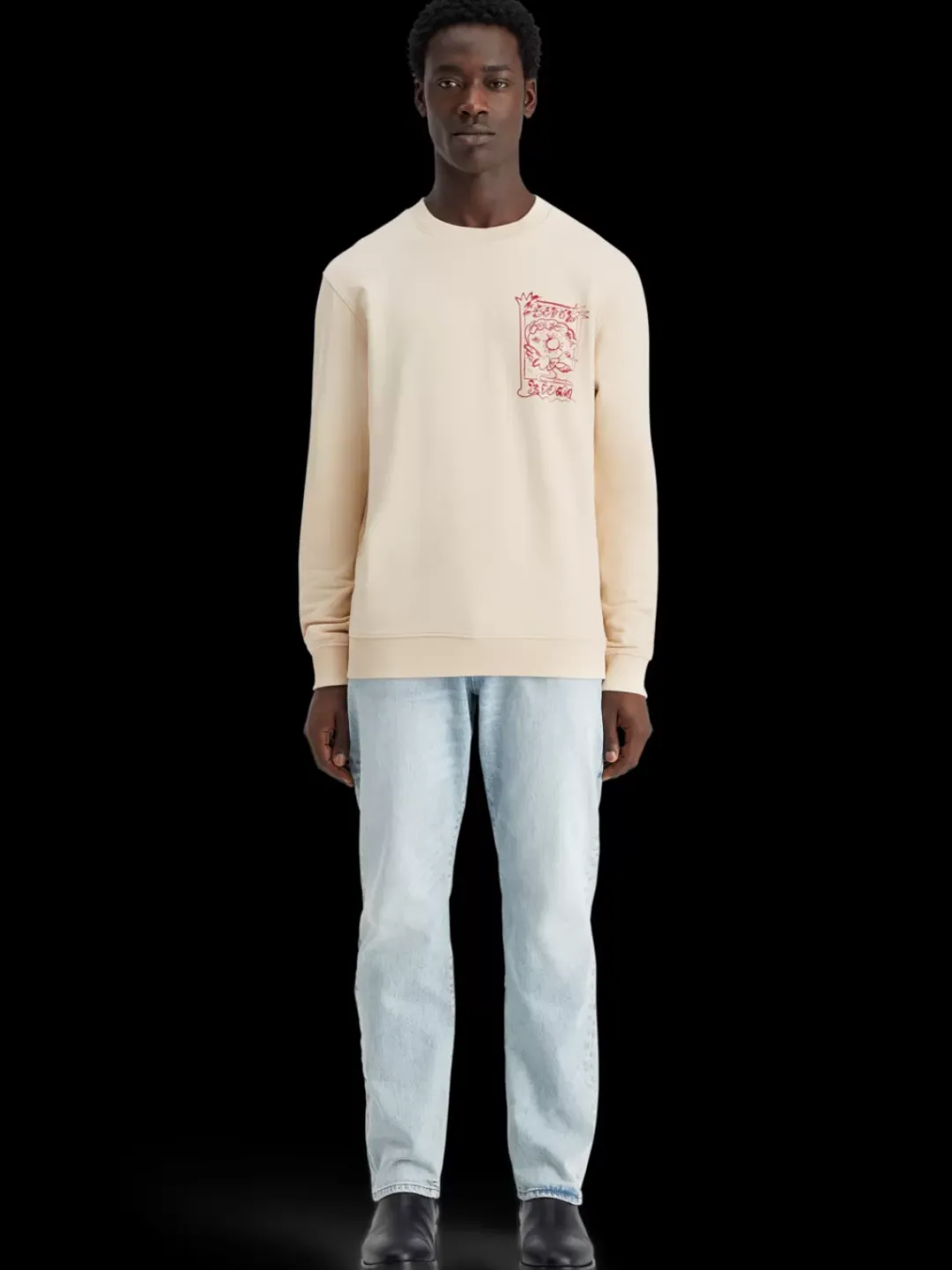 Clearance Scotch & Soda Front chest artwork sweatshirt