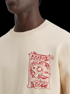 Clearance Scotch & Soda Front chest artwork sweatshirt