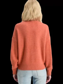 Clearance Scotch & Soda Fuzzy crew neck pullover NegroniMelange