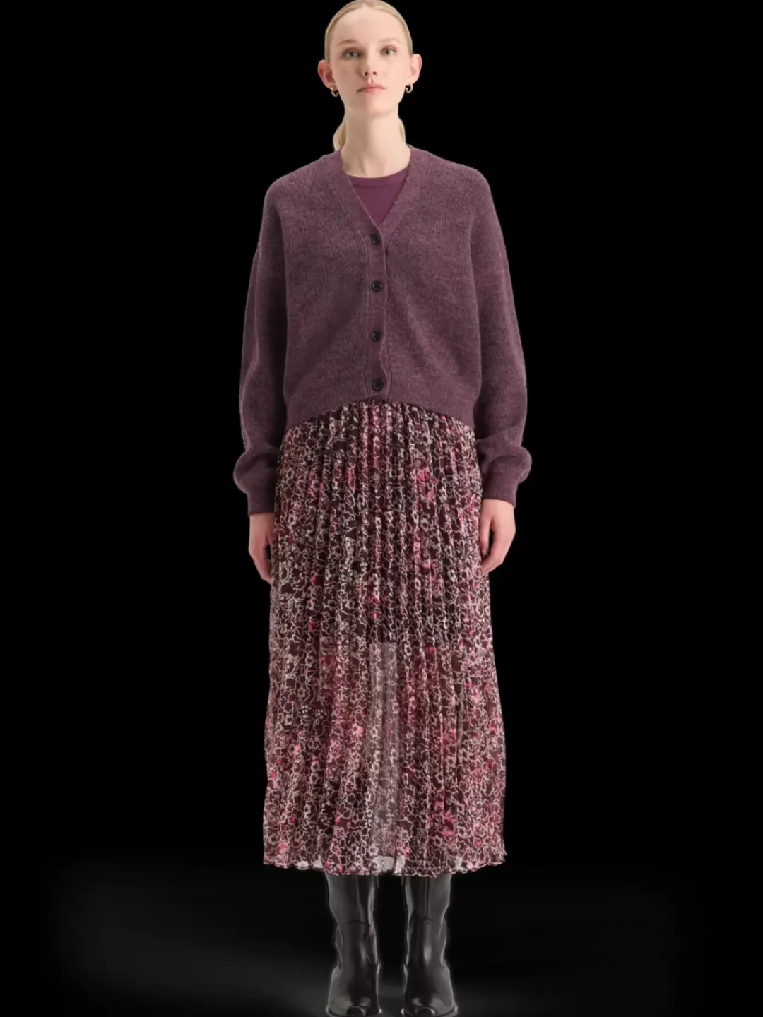 Hot Scotch & Soda FUZZY RELAXED CARDIGAN
