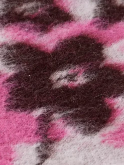 Outlet Scotch & Soda FUZZY V- NECK JACQUARD SPENCER WinterFloral