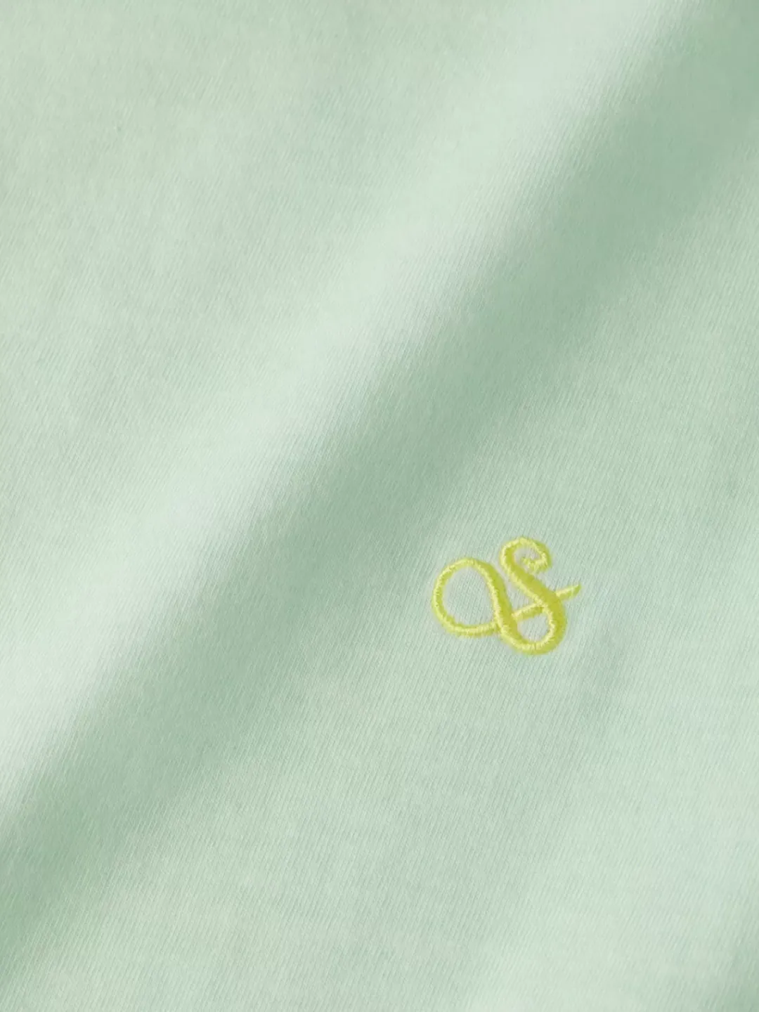 Outlet Scotch & Soda Garment dye logo crew t-shirt