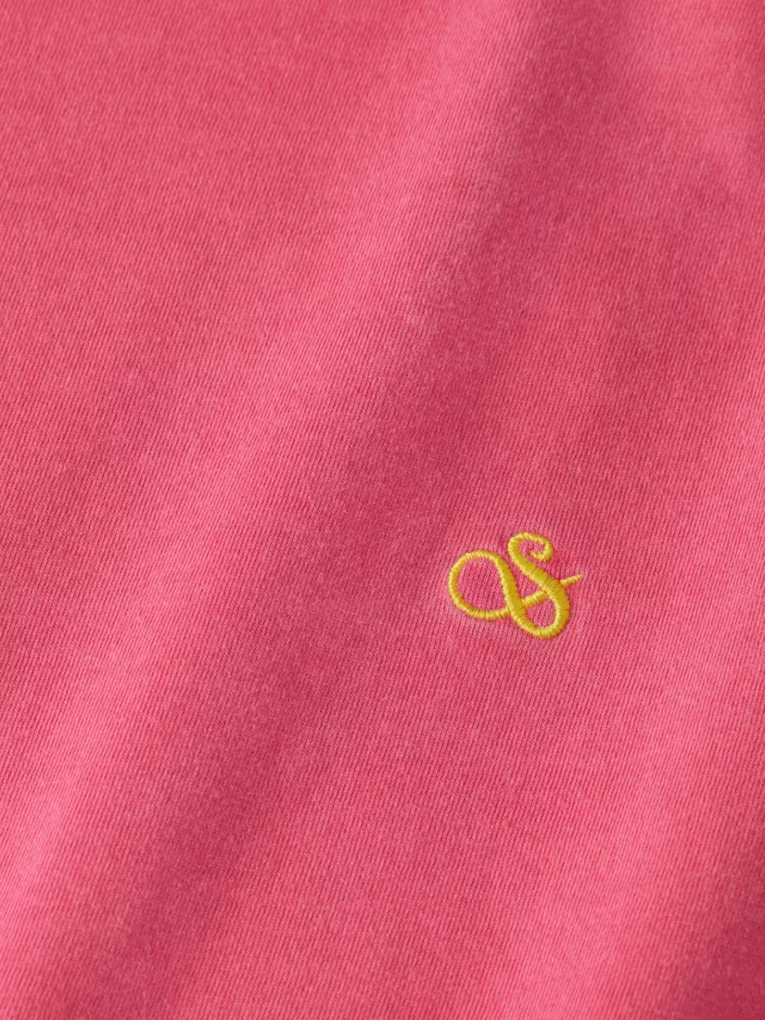 Outlet Scotch & Soda Garment dye logo crew t-shirt