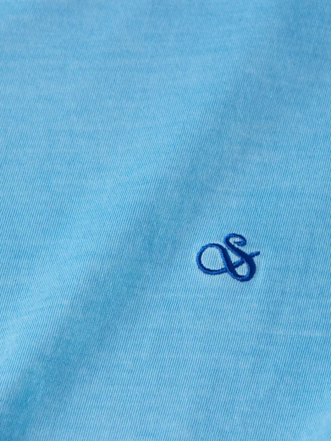 Outlet Scotch & Soda Garment dye logo crew t-shirt