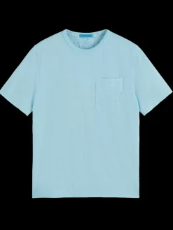 New Scotch & Soda Garment dye pocket t-shirt