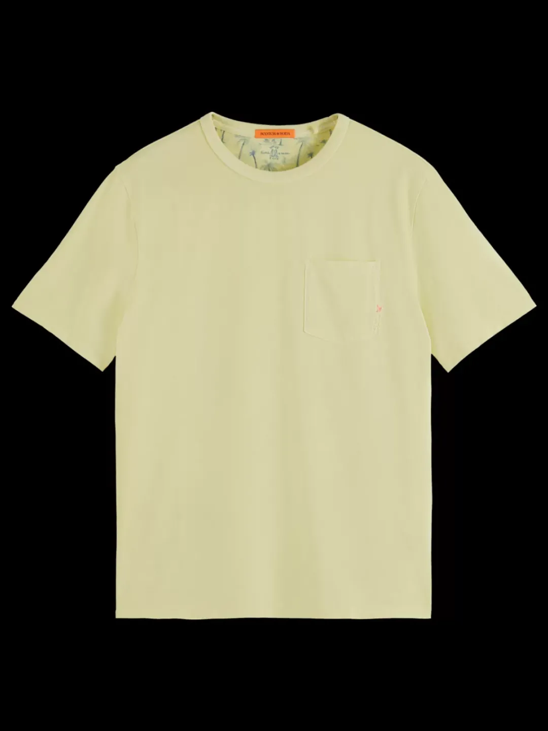 New Scotch & Soda Garment dye pocket t-shirt