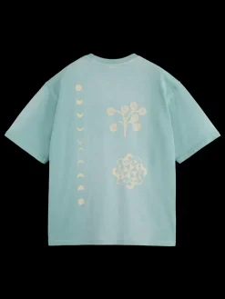 Best Scotch & Soda GARMENT DYED FRONT BACK ARTWORK T-SHIRT