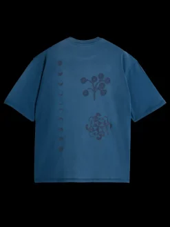 Best Scotch & Soda GARMENT DYED FRONT BACK ARTWORK T-SHIRT