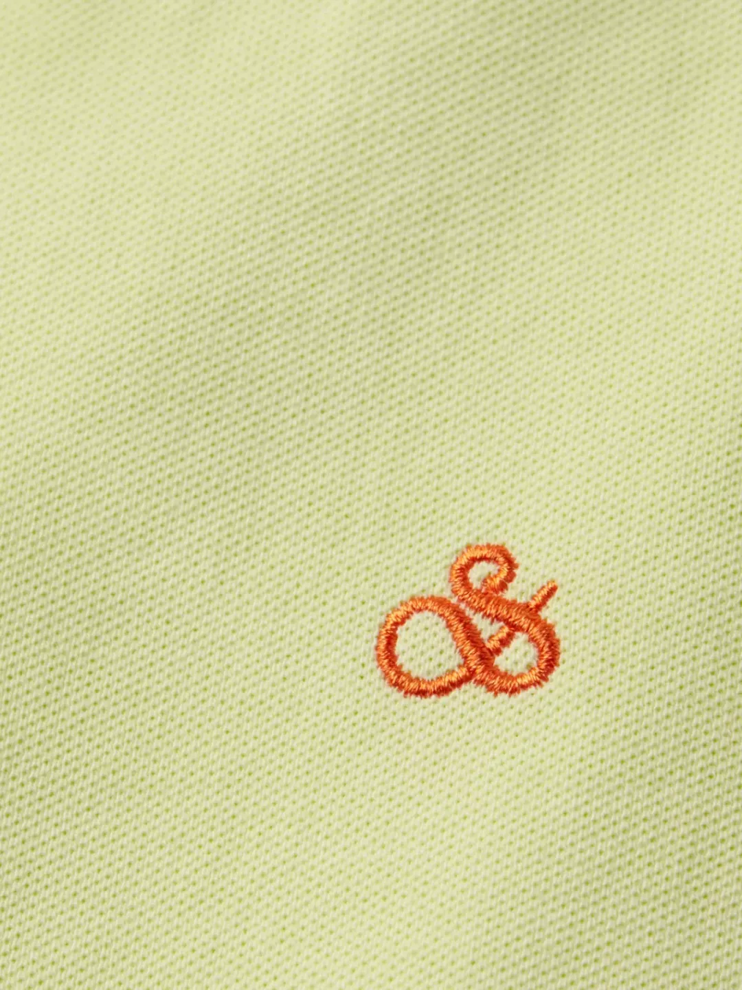 New Scotch & Soda Garment dyed pique polo