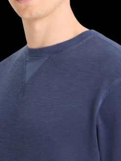 Outlet Scotch & Soda GARMENT DYED STRUCTURED SWEATSHIRT
