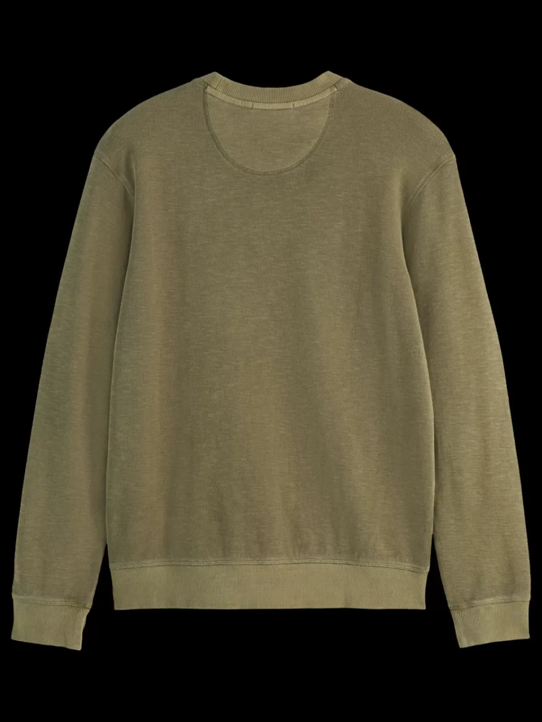 Outlet Scotch & Soda GARMENT DYED STRUCTURED SWEATSHIRT