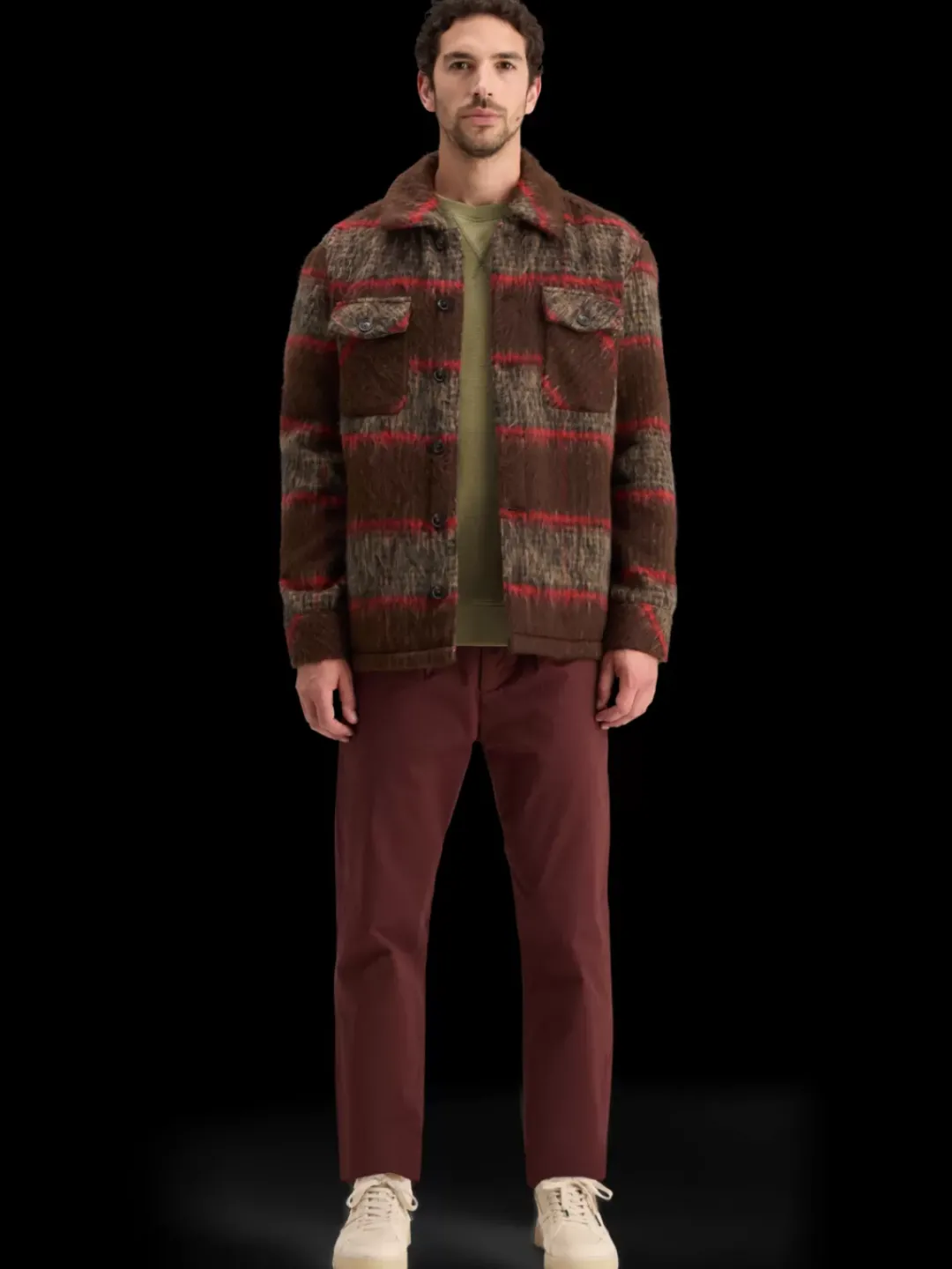 Outlet Scotch & Soda GARMENT DYED STRUCTURED SWEATSHIRT