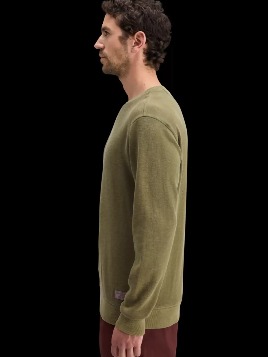Outlet Scotch & Soda GARMENT DYED STRUCTURED SWEATSHIRT