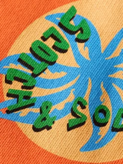 Sale Scotch & Soda Garment-dyed artwork sweatshirt