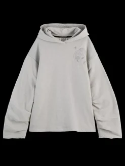 Discount Scotch & Soda GATHERED SLEEVE OVERSIZED FIT HOODIE