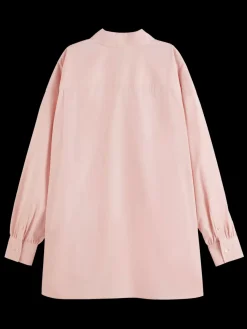 Outlet Scotch & Soda GIRLFRIEND SHIRT ShirtingPink