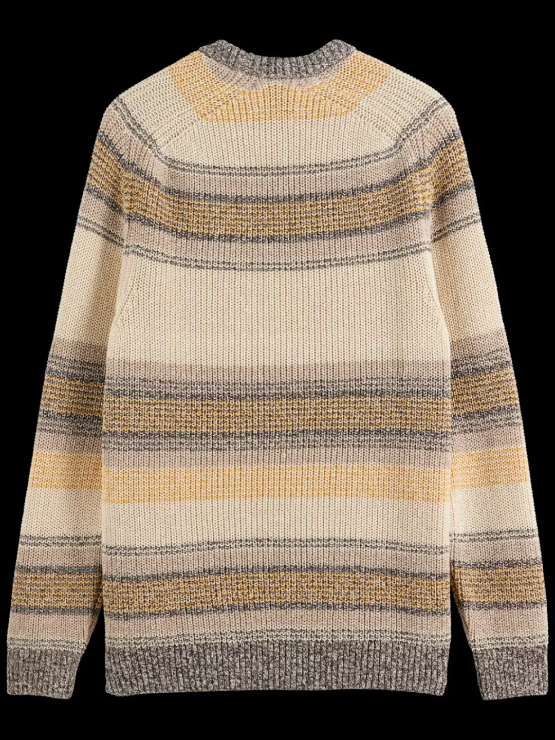 Discount Scotch & Soda GRADIENT COTTON STRIPES SWEATER BrownStripe
