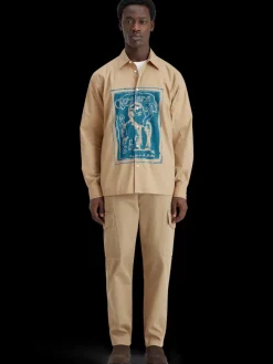 Discount Scotch & Soda Graphic shirt DesertSand