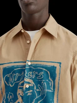 Discount Scotch & Soda Graphic shirt DesertSand