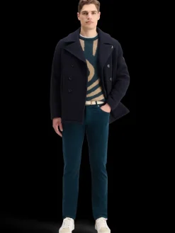 Clearance Scotch & Soda HAIRY BIG WAVES DROPPED SHOULDER SWEATER NightLogoWave