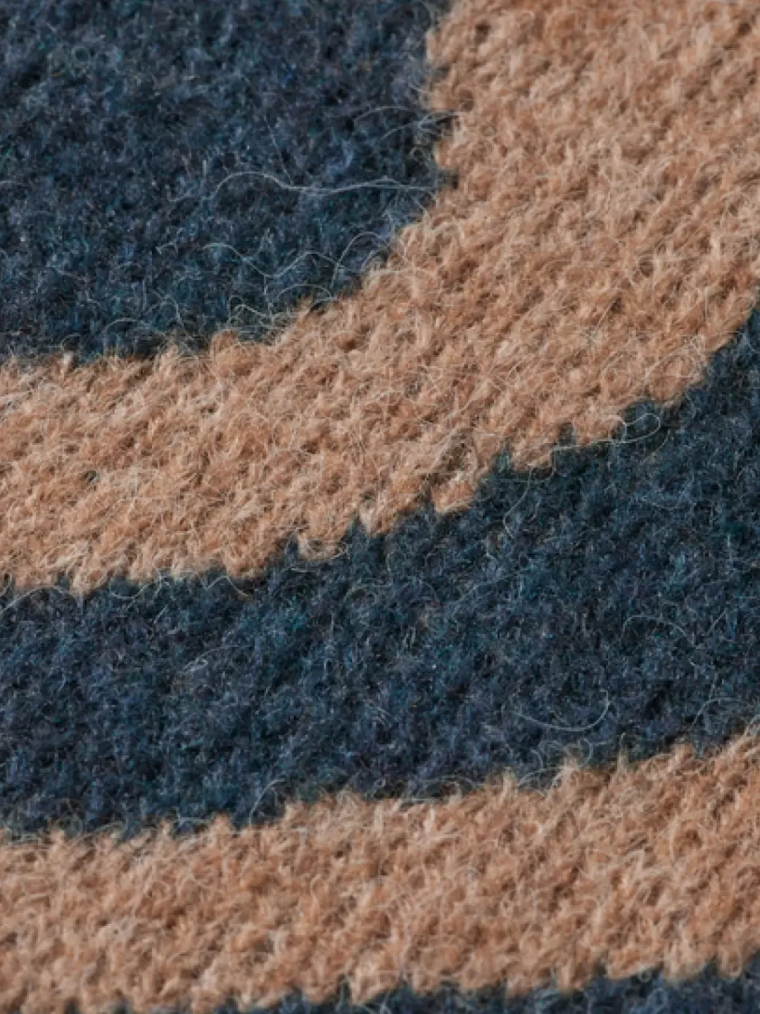 Clearance Scotch & Soda HAIRY BIG WAVES DROPPED SHOULDER SWEATER NightLogoWave