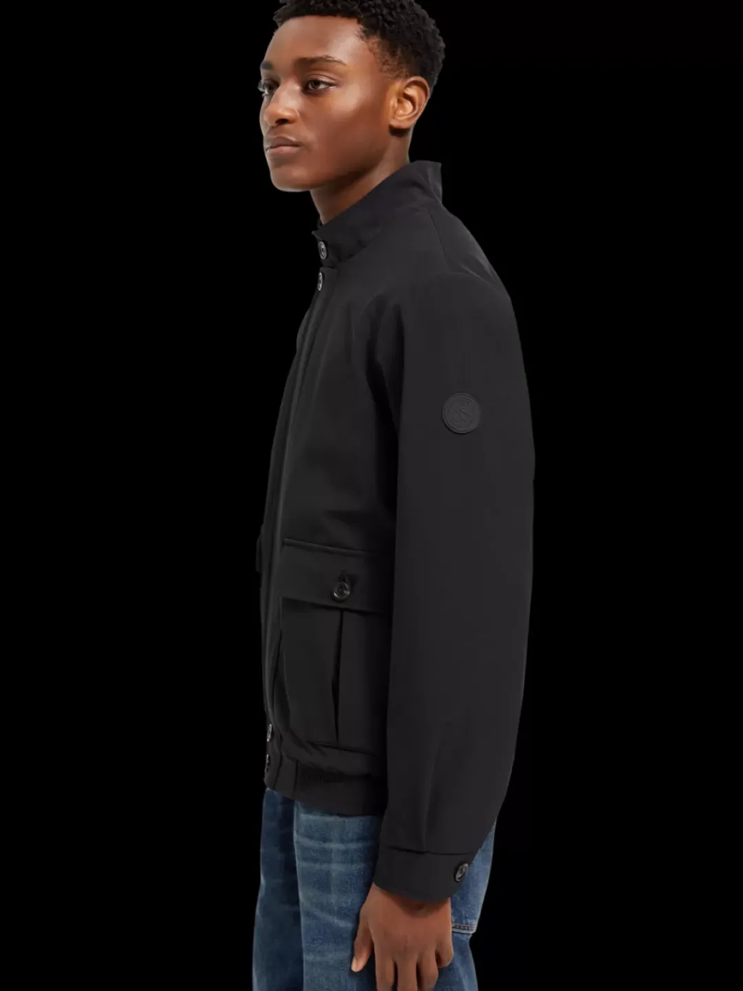 Best Scotch & Soda Harrington jacket Black