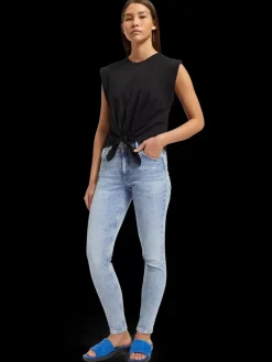 Discount Scotch & Soda HAUT HIGH RISE SKINNY JEANS RIVER DIP RiverDip