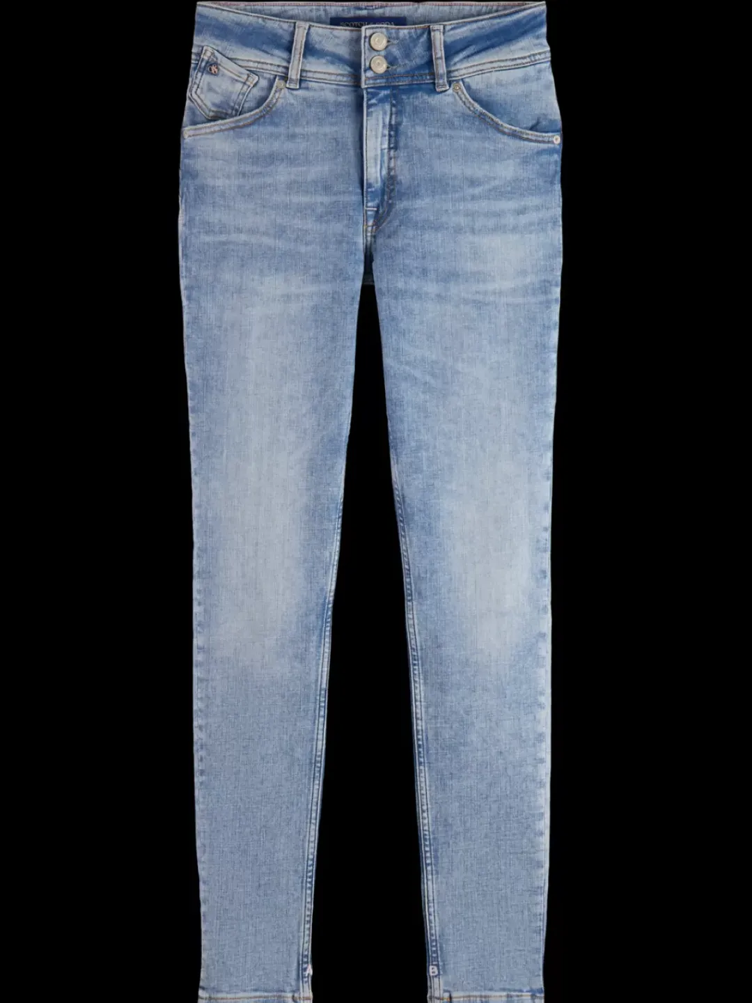 Discount Scotch & Soda HAUT HIGH RISE SKINNY JEANS RIVER DIP RiverDip