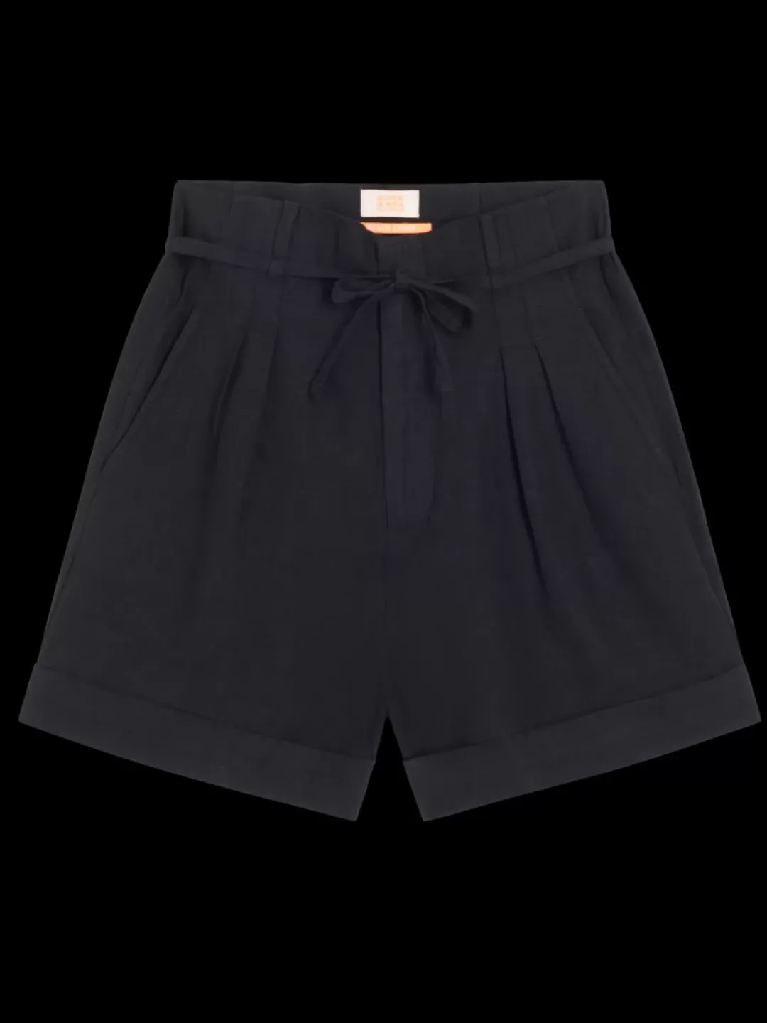 Fashion Scotch & Soda HIGH-RISE LINEN SHORT