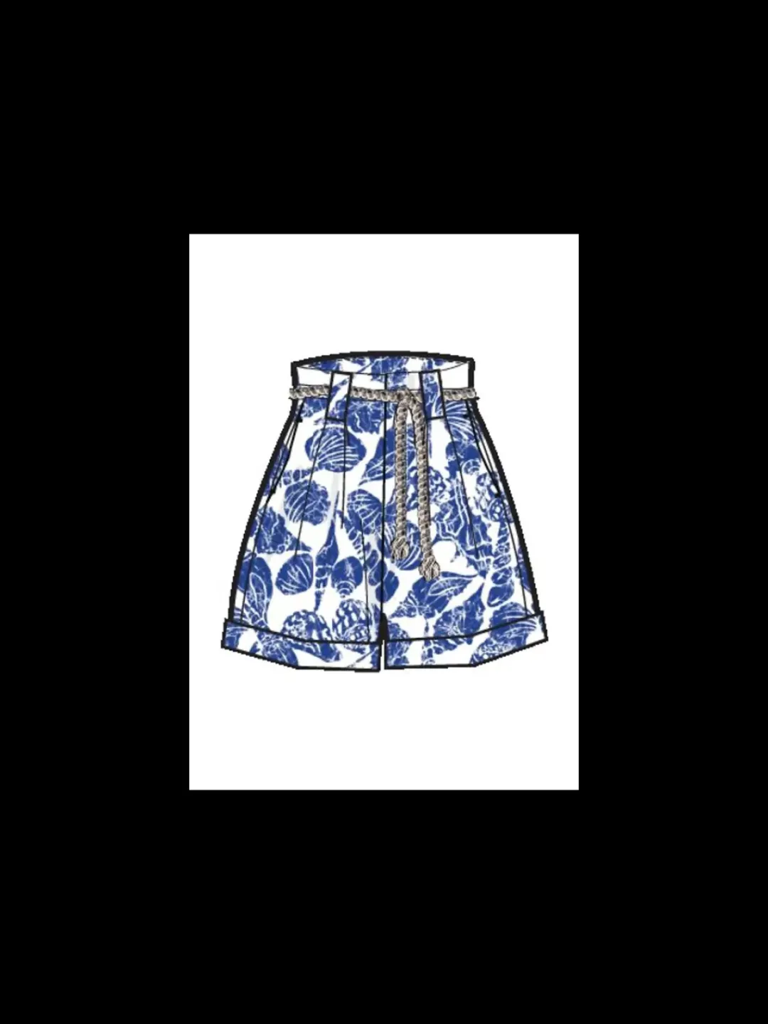 Fashion Scotch & Soda HIGH-RISE LINEN SHORT