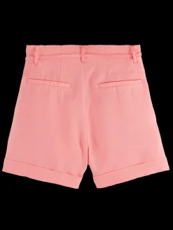 Fashion Scotch & Soda HIGH-RISE LINEN SHORT