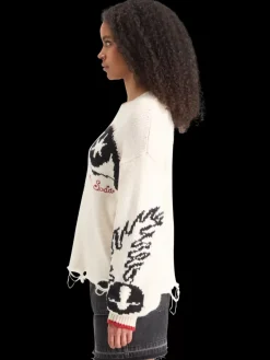Best Scotch & Soda INTARSIA OVERSIZED PULLOVER SoftIce