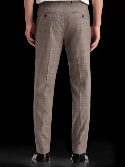 Sale Scotch & Soda IRVING - CLASSIC YARN-DYED CHINO BrownEcruCheck