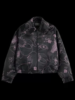 Hot Scotch & Soda JACQUARD BOMBER JACKET FreeMindJacquard