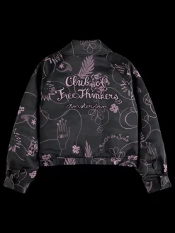 Hot Scotch & Soda JACQUARD BOMBER JACKET FreeMindJacquard