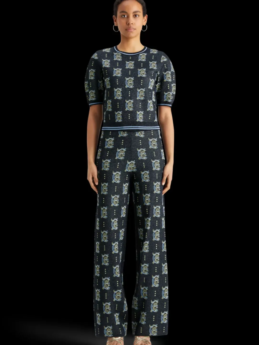 Discount Scotch & Soda Jacquard cropped pullover Night