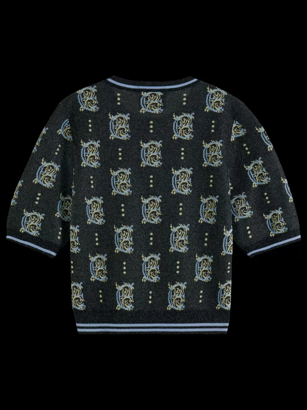 Discount Scotch & Soda Jacquard cropped pullover Night