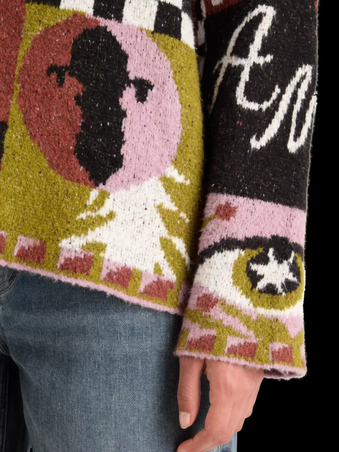 Hot Scotch & Soda JACQUARD OVERSIZED PULLOVER FreeMindJacquard