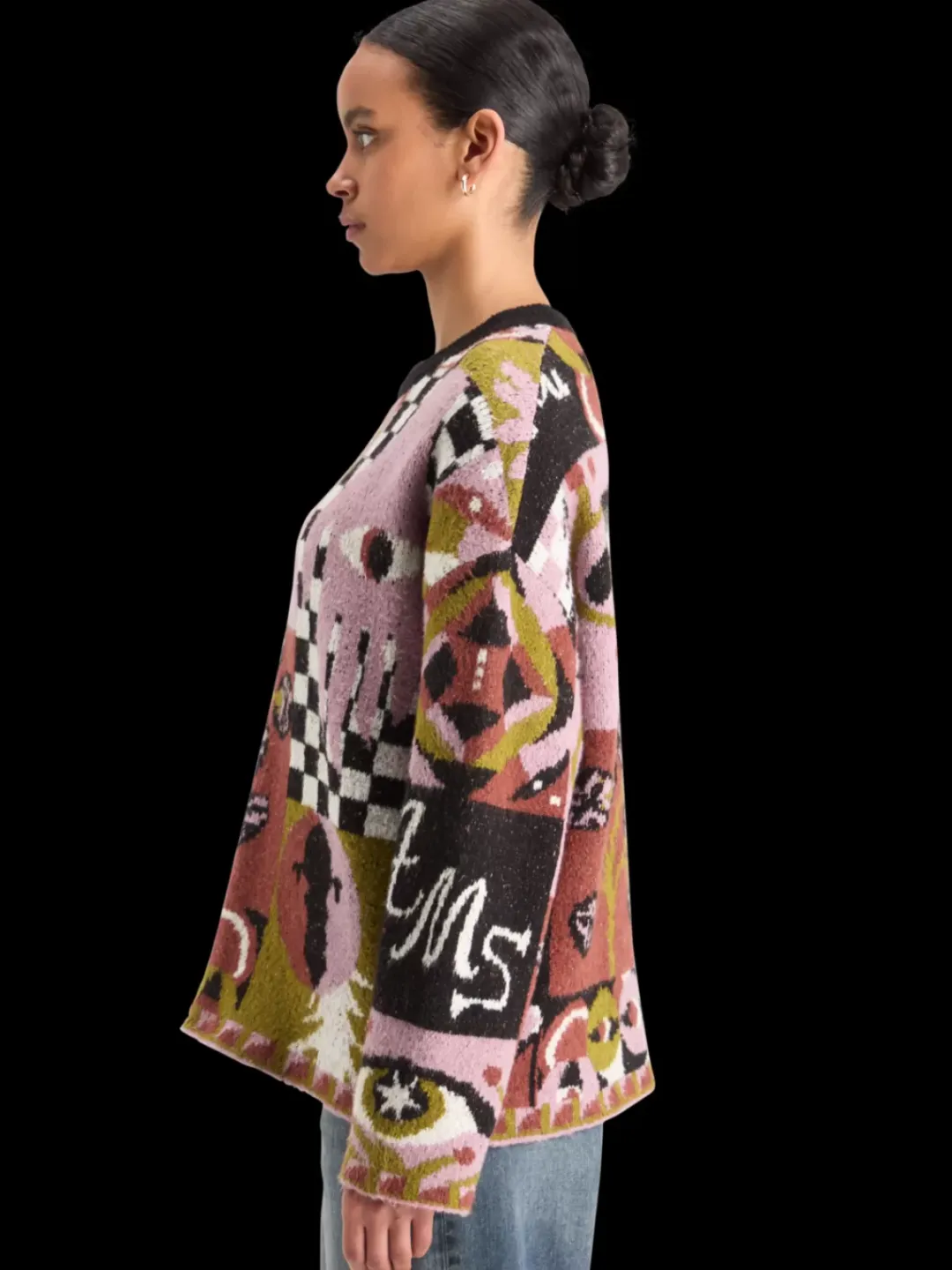 Hot Scotch & Soda JACQUARD OVERSIZED PULLOVER FreeMindJacquard