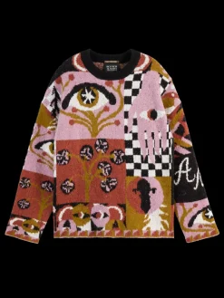 Hot Scotch & Soda JACQUARD OVERSIZED PULLOVER FreeMindJacquard