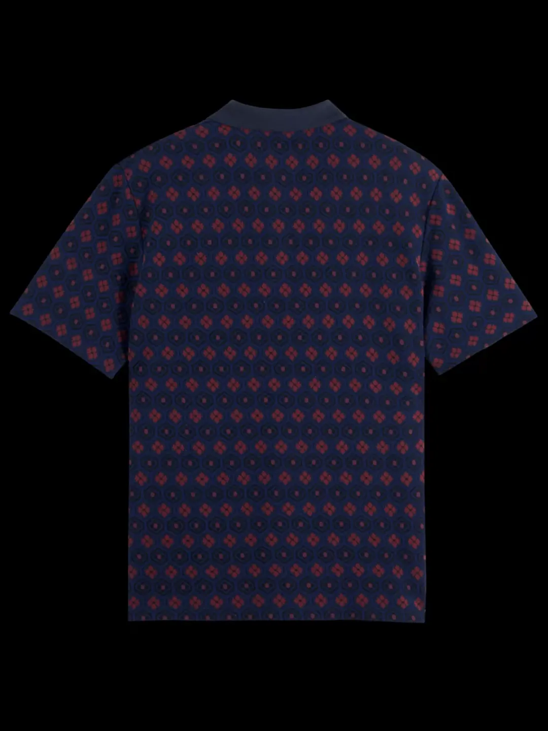 Hot Scotch & Soda Jacquard polo InkBlueJacquard