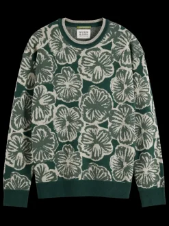 Clearance Scotch & Soda JACQUARD REGULAR FIT SWEATER SanFranFlower