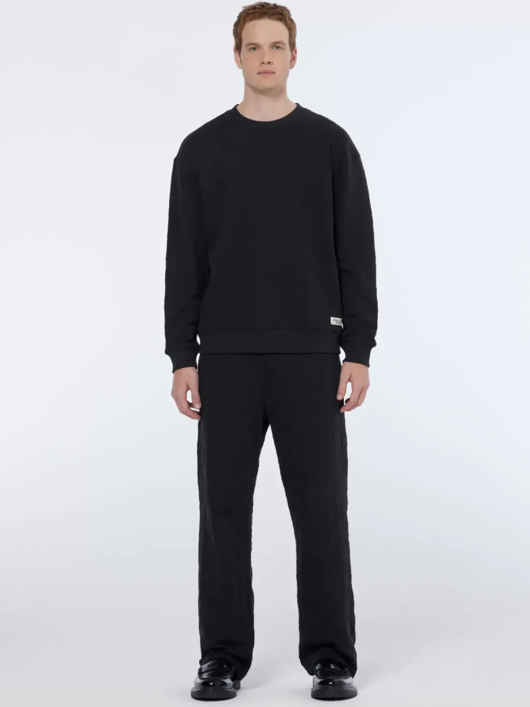 Fashion Scotch & Soda Jacquard regular fit sweatshirt Black