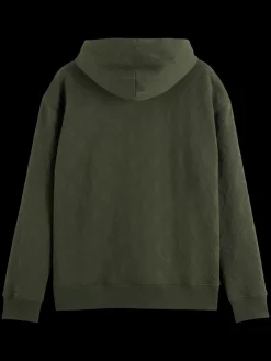New Scotch & Soda Jacquard terry hoodie