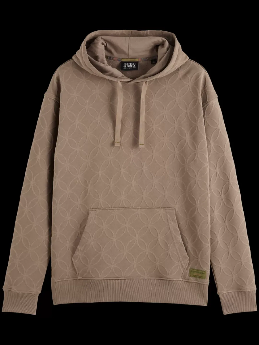 New Scotch & Soda Jacquard terry hoodie