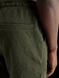 Best Scotch & Soda Jacquard terry sweatshorts HeritageGreen