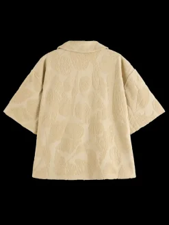 Clearance Scotch & Soda JACQUARD TOWELING CAMP SHIRT