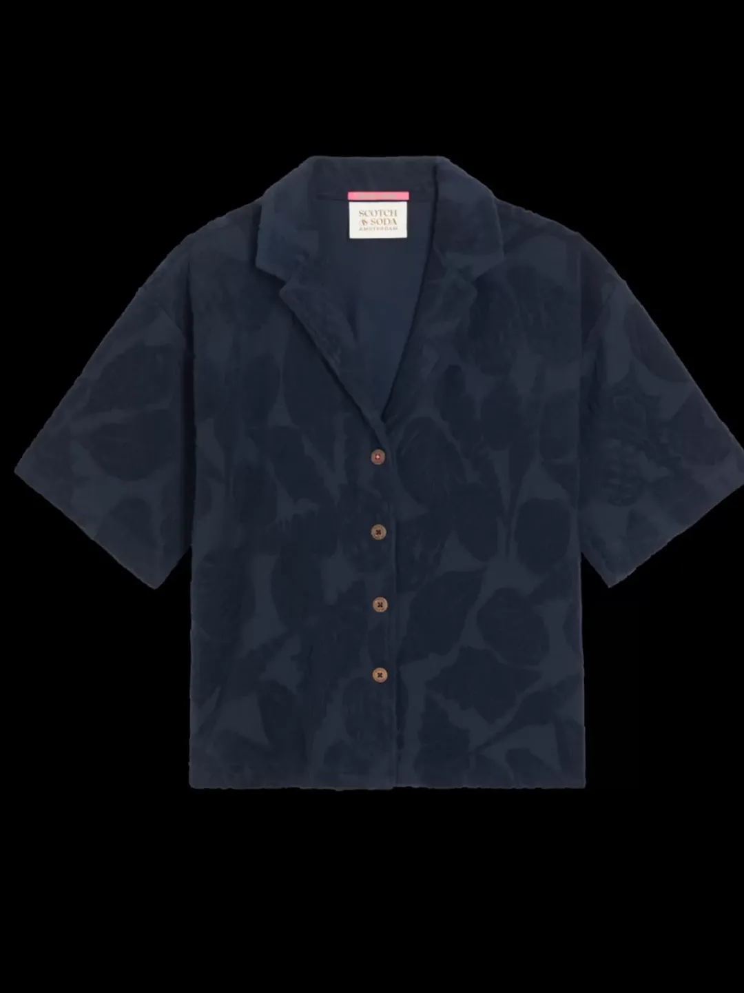 Clearance Scotch & Soda JACQUARD TOWELING CAMP SHIRT