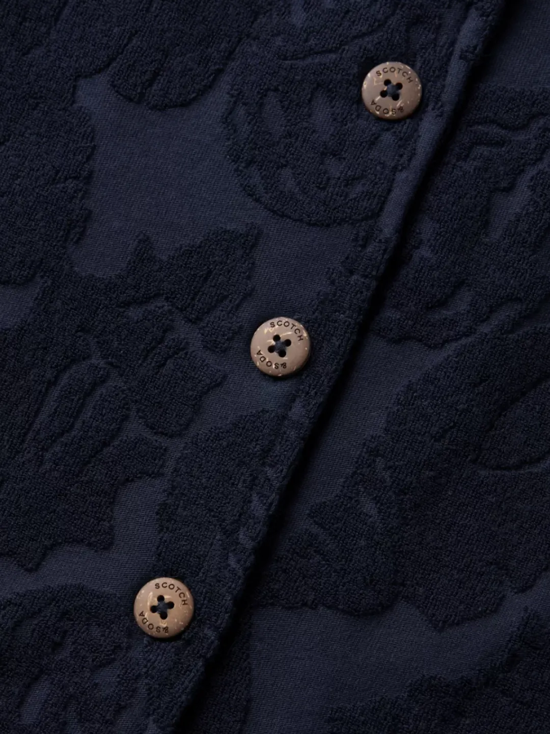 Clearance Scotch & Soda JACQUARD TOWELING CAMP SHIRT