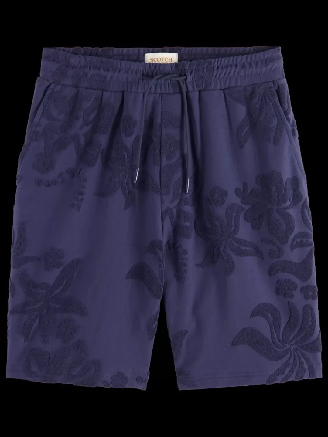 Sale Scotch & Soda Jacquard towelling shorts NavyBlue